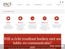 Tablet Screenshot of pactpublicaffairs.nl